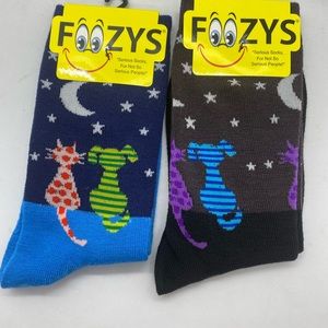 Foozys starry night dog cat sock 2 paip